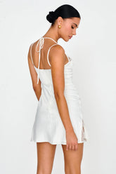 Wishing On A Star Bustier Mini Dress White